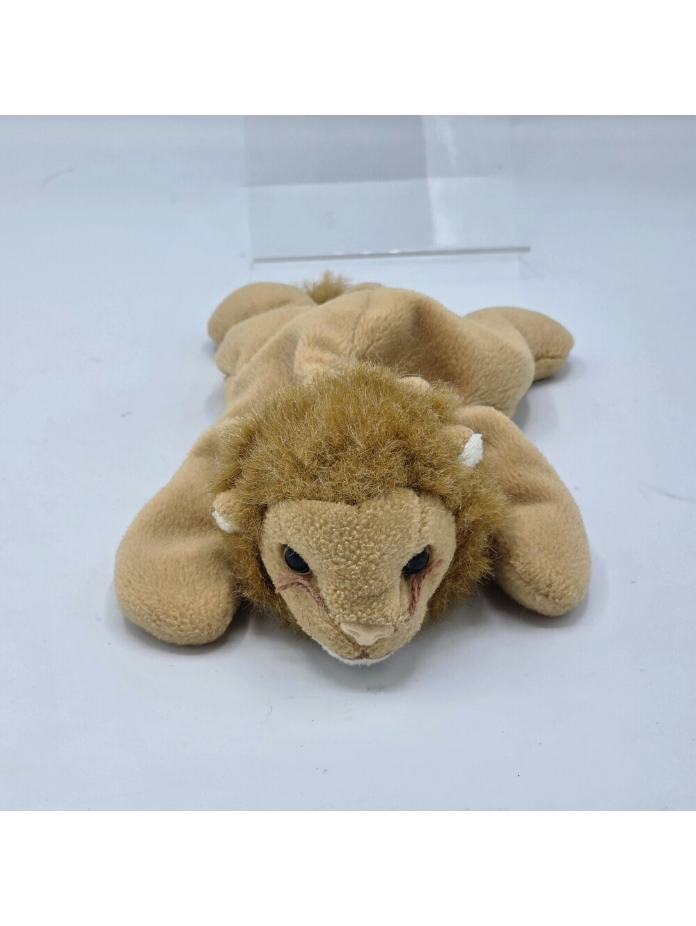 Vintage Ty Beanie Baby Roary Lion Beanbag 1996 Stuffed Animal Toy Plush Cat 6"